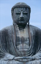 JAPAN, Honshu, Kamakura, Daibutsu aka Great Buddha statue dating from 1252