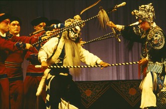 CHINA, Beijing, Scene from Chinese opera.