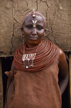 KENYA, Tribal People, Samburu woman