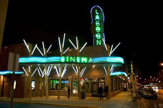 USA, Minnesota, Minneapolis, Lagoon Cinema is the largest art movie theater in the Twin Cities