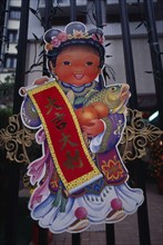 HONG KONG, Festivals, Decoration for Chinese New Year.