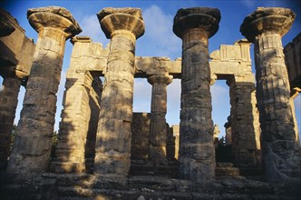 LIBYA, Cyrenaica, Cyrene, Temple of Zeus in ancient city founded c. 630 BC by a colony of Greeks of