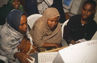 SOMALILAND, Hargeisa, Computer training for adults.
