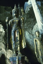 LAOS, Luang Prabang Province, Pak Ou, Tham Ting Cave filled with Buddha images