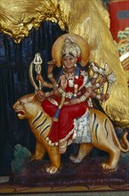 THAILAND, Chiang Mai Province, "Statue of Durga the inaccessible, a manifestation of Mahadevi