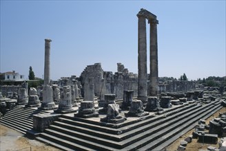 TURKEY, South Aegean Coast, Didyma, Ruins of the uncompleted Temple of Apollo.