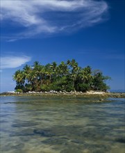 THAILAND, Phuket Province, General, Small islet covered in trees and vegetation near Nai Yang Beach