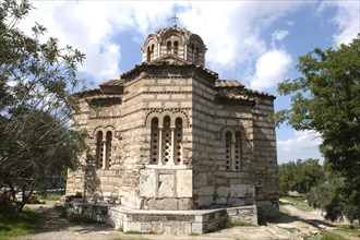GREECE, Athens, Ancient Agora. Byzantine church of the Holy Apostles dating from the 11th century