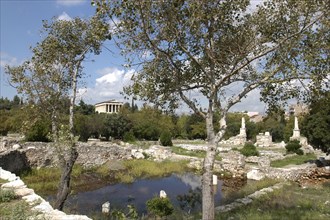 GREECE, Athens, Ancient Agora ruins