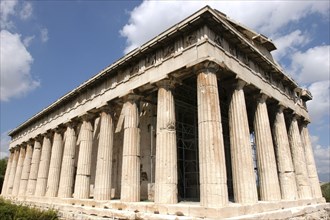 GREECE, Athens, Ancient Agora. Temple of Hephaestus dating from 449BC