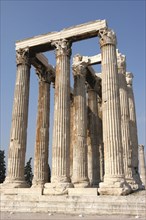 GREECE, Athens, Temple of Olympian Zeus built between 6th century BC and 131 AD.