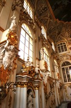 RUSSIA, St Petersburg, The Hermitage Museum elaborate interior