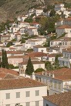 GREECE, Saronic Islands, Hydra, Buildings of Hydra Town.