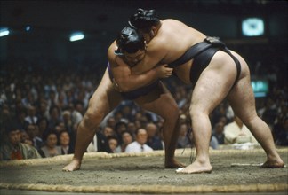 JAPAN, Honshu, Tokyo, Grand Sumo wrestling championship