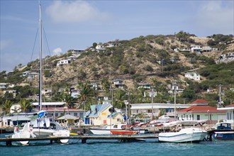 WEST INDIES, St Vincent & The Grenadines, Union Island, Clifton Harbour town and moorings