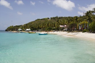 WEST INDIES, St Vincent & The Grenadines, Mustique, Britannia Bay beach