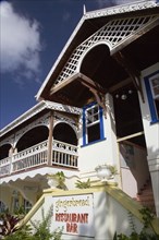 WEST INDIES, St Vincent & The Grenadines, Bequia, The Gingerbread restaurant and bar in Port