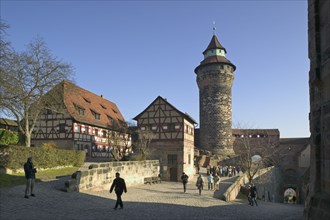 GERMANY, Bavaria, Nuremberg, The Kaiserburg.