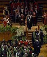 EDUCATION, University, Graduation Ceremony taking place at Leeds University