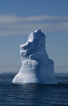 ANTARCTIC, Peninsula, Melting Iceberg on open water