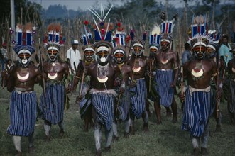 PACIFIC ISLANDS, Melanesia, Papua New Guinea, Western Highlands. Mount Hagen. Sing Sing Festival.