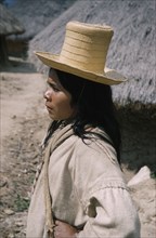 COLOMBIA, Sierra Nevada de Santa Marta, Kogi Tribe, "Portrait of young Kogi vasayo / commoner with