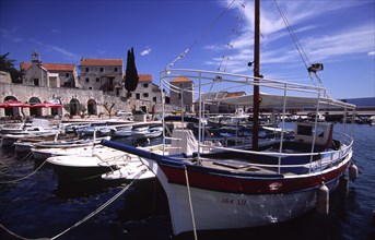 CROATIA, Dalamatia, Brac, "Bol marina. The village of Bol, located on the southen coast of Brac, is