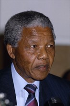 SOUTH AFRICA, Politics, Portrait of former President Nelson Mandela.