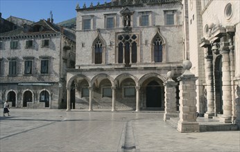CROATIA, Dalmatia, Dubrovnik, The Sponza Palace