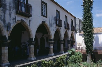 PORTUGAL, Madeira, Funchal, Cloisters of the Covento de Santa Clara dates from the 15th Century