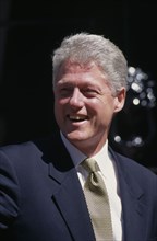 USA, People, Politics, Portrait of former president Bill Clinton.