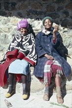 LESOTHO, People, Women, Village health workers