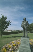 ENGLAND, Hampshire, Portsmouth, Southsea. Statue of Field Marshal Viscount Montgomery also known as