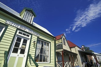 AUSTRALIA, Tasmania, Stanley, "Store fronts in this popular historic north west tourist
