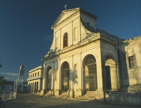 CUBA, Trinidad, SPIRITUS SANCTI , Iglesia Parroquial de la Santisima Trinidad on the Plaza Mayor in