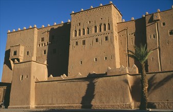 MOROCCO, Ouarzazate, Kasbah Taorirt .  Nineteenth century kasbah of the el-Glaoui dynasty.
