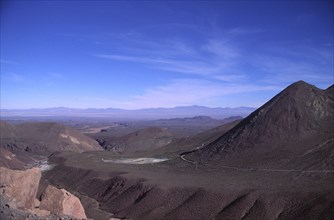 CHILE, Antofagasta, Atacama, "Moon valley, desert landscape"
