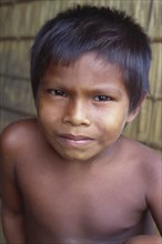 COLOMBIA, Vaupes, "Tukano Indian boy, "