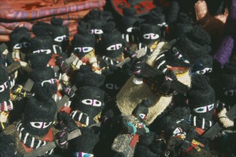 MEXICO, Chiapas, San Cristobal, "Zapatista, subcomandante Marcos. Dolls on sale in a street market
