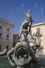 ITALY, Sicily, Syracuse, The Diana Fountain