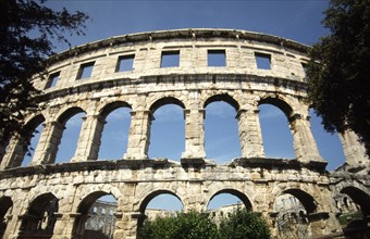 CROATIA, Istria, Pula, "Roman Arena built at the end of the first century BC, Pula's Roman Arena is