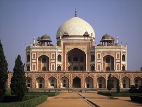 INDIA , Uttar Pradesh, Delhi, "Humayun’s tomb, first and one of the finest examples of a garden