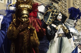 CROATIA, Kvarner, Rijeka, Mask carnival. The masked carnival held on the Sunday before Ash