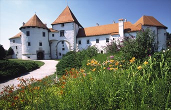 CROATIA, Zagorje, Varazdin, "Varazdin/castle. This mid 16th century castle was home to the Erdody