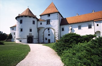 CROATIA, Zagorje, Varazdin, "Varazdin castle, built in the 16th century, the castle became the seat
