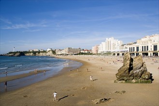 FRANCE, Aquitaine Pyrenees Atlantique, Biarritz, The Basque seaside resort on the Atlantic coast.
