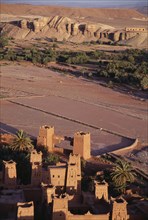MOROCCO, Ait Benhaddou, Kasbah and hill town used in films such as Jesus of Nazareth and Lawrence