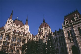 HUNGARY, Budapest, Parliament building exterior. Eastern Europe