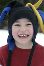 CHILDREN, Infant, Boys, "Tyler stone, 5 yrs old, smiling, wearing winter hat."