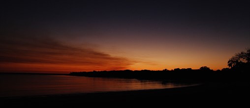 Australia, Northern Territory, Darwin, Sunset Over Fanny Cove